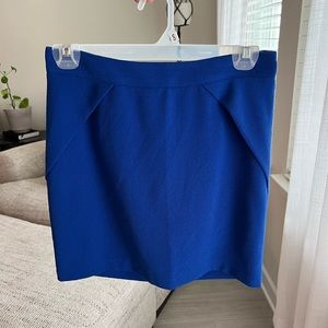 Blue mini skirt